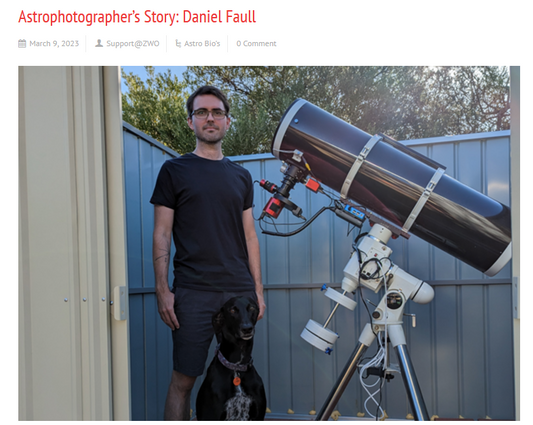 ZWO Astrophographer's Story